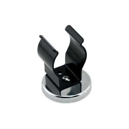 Master Magnetics Master Magnetics Ceramic Clip-It Magnet RB50BNCC w/Attached Black Clip 35 Lbs. Pull Chrome Plating RB50BNCC